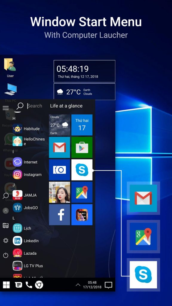 Computer Launcher Android Windows 7 / Windows 7 Launcher Premium free