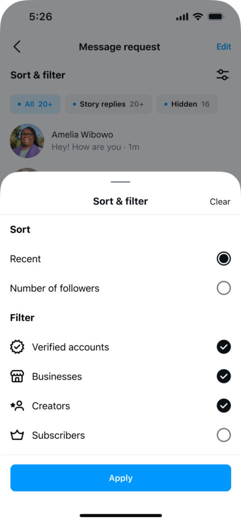 Instagram améliore ses DMs pour les créateurs nouvelle gestion, plus de filtres et un focus créateur - anis partage