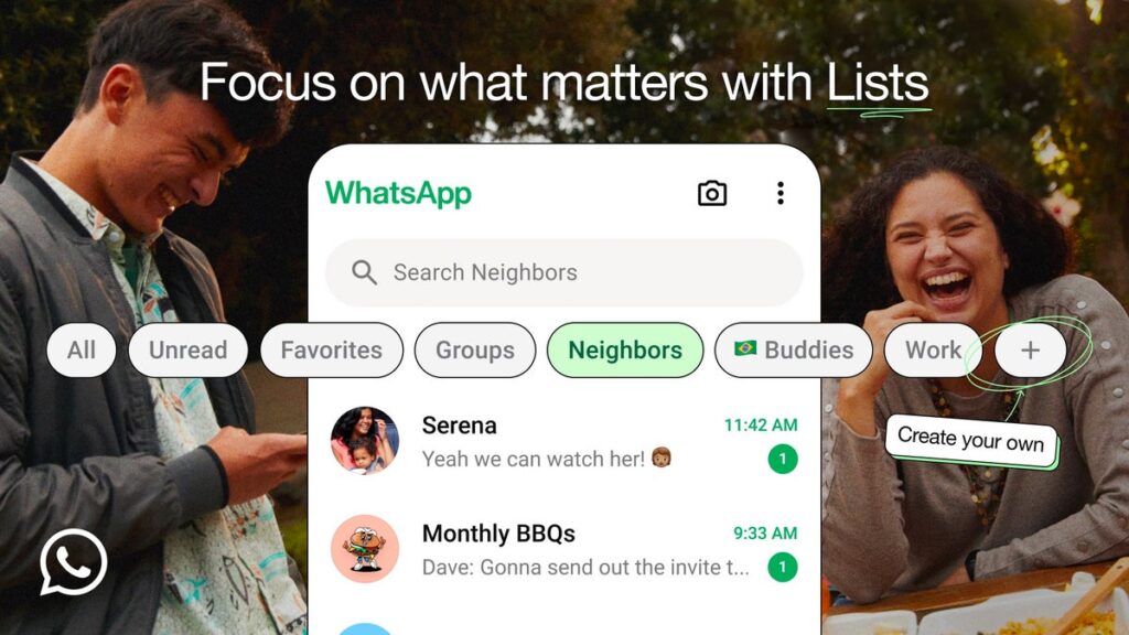 Pourquoi utiliser les listes personnalisées sur WhatsApp 