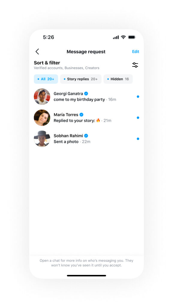 Story Replies Instagram améliore ses DMs pour les créateurs nouvelle gestion, plus de filtres et un focus créateur - anis partage