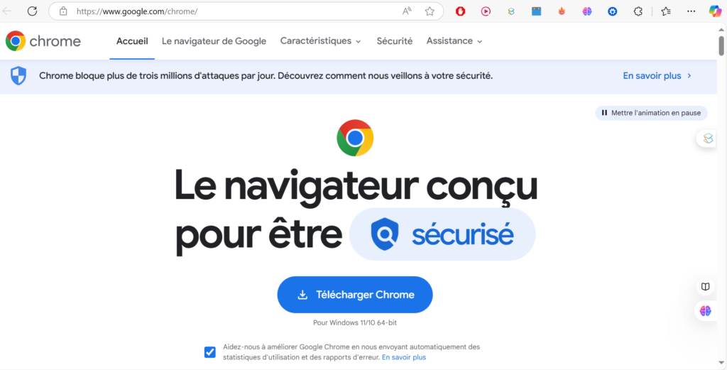 Téléchargez et réinstallez Chrome depuis le site officiel - Réinstaller Google Chrome sur Windows