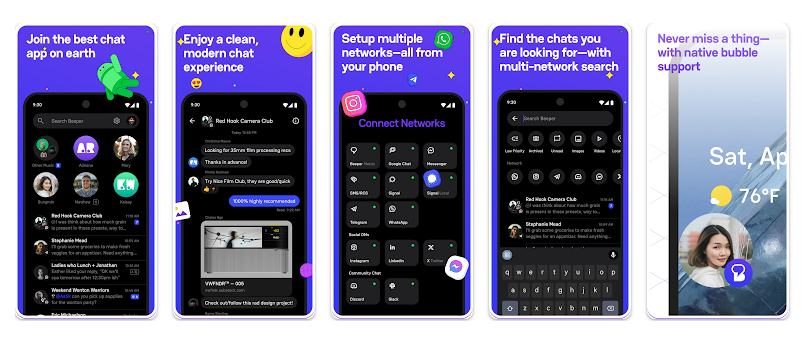 Beeper - Toutes vos messageries dans une seule app - Les 3 Meilleures Applications Gratuites Android en 2025