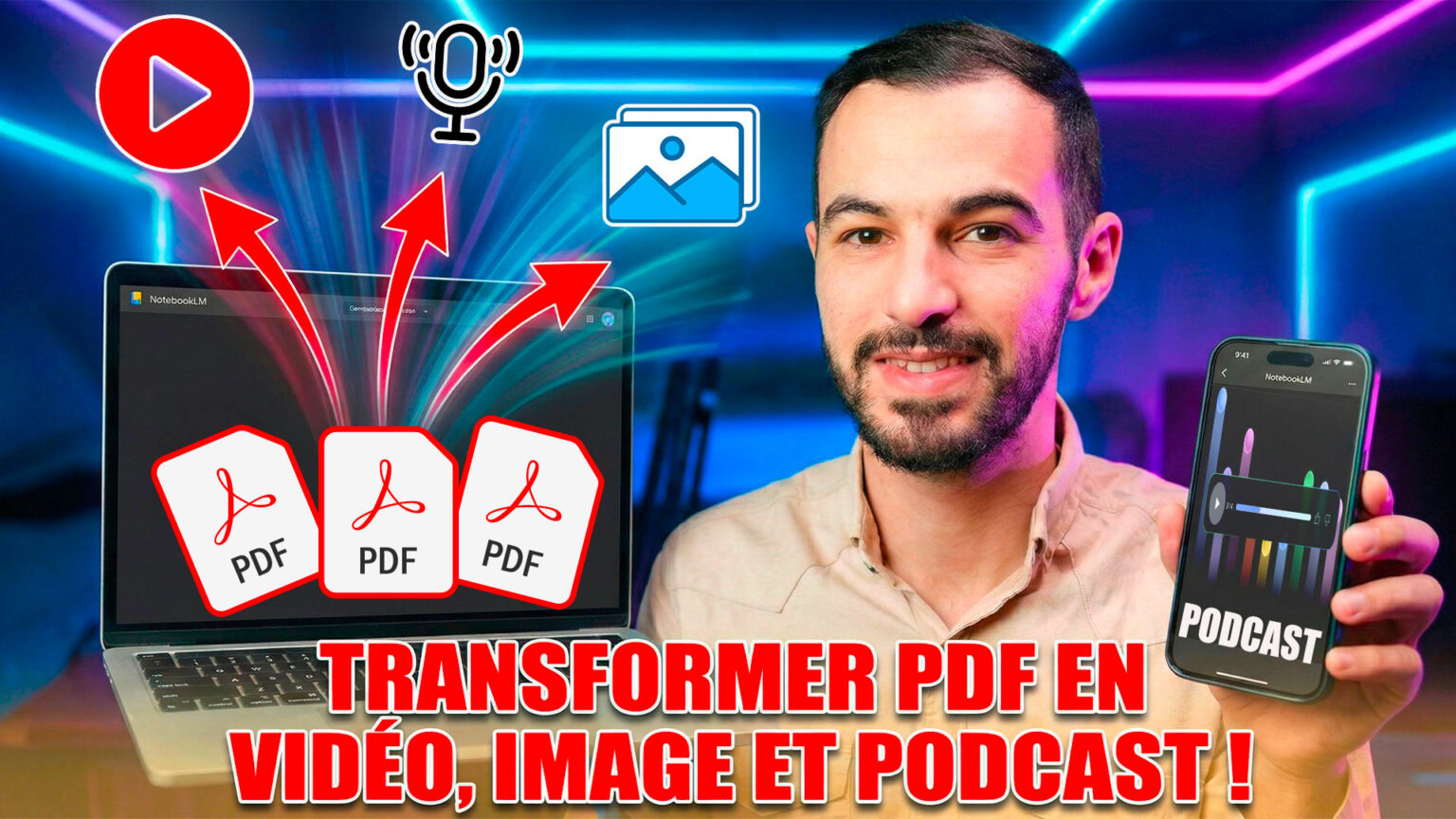 NotebookLM : Comment transformer vos PDF en Vidéos, Podcasts et Images ...
