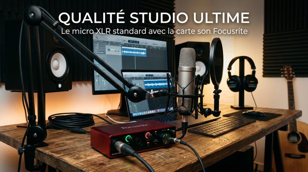 Micro XLR carte son focuserit