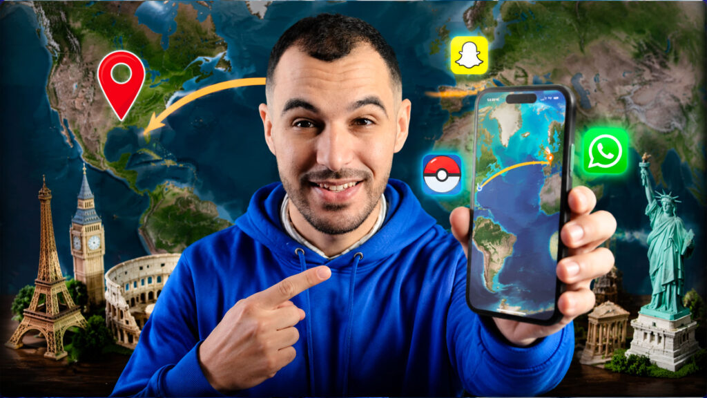 GPS CHANGER LA LOCALISATION