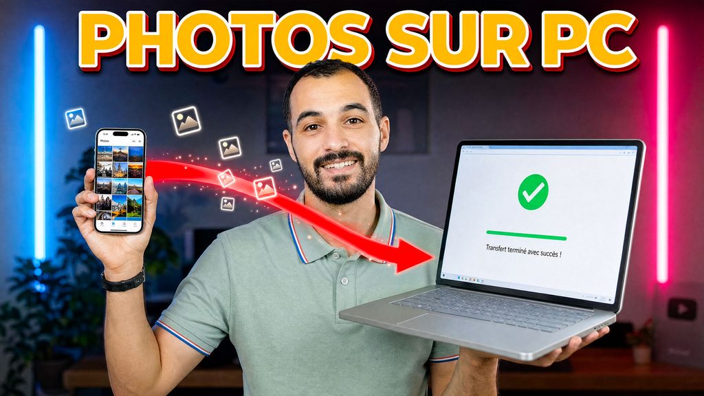 transferer les photos vers pc